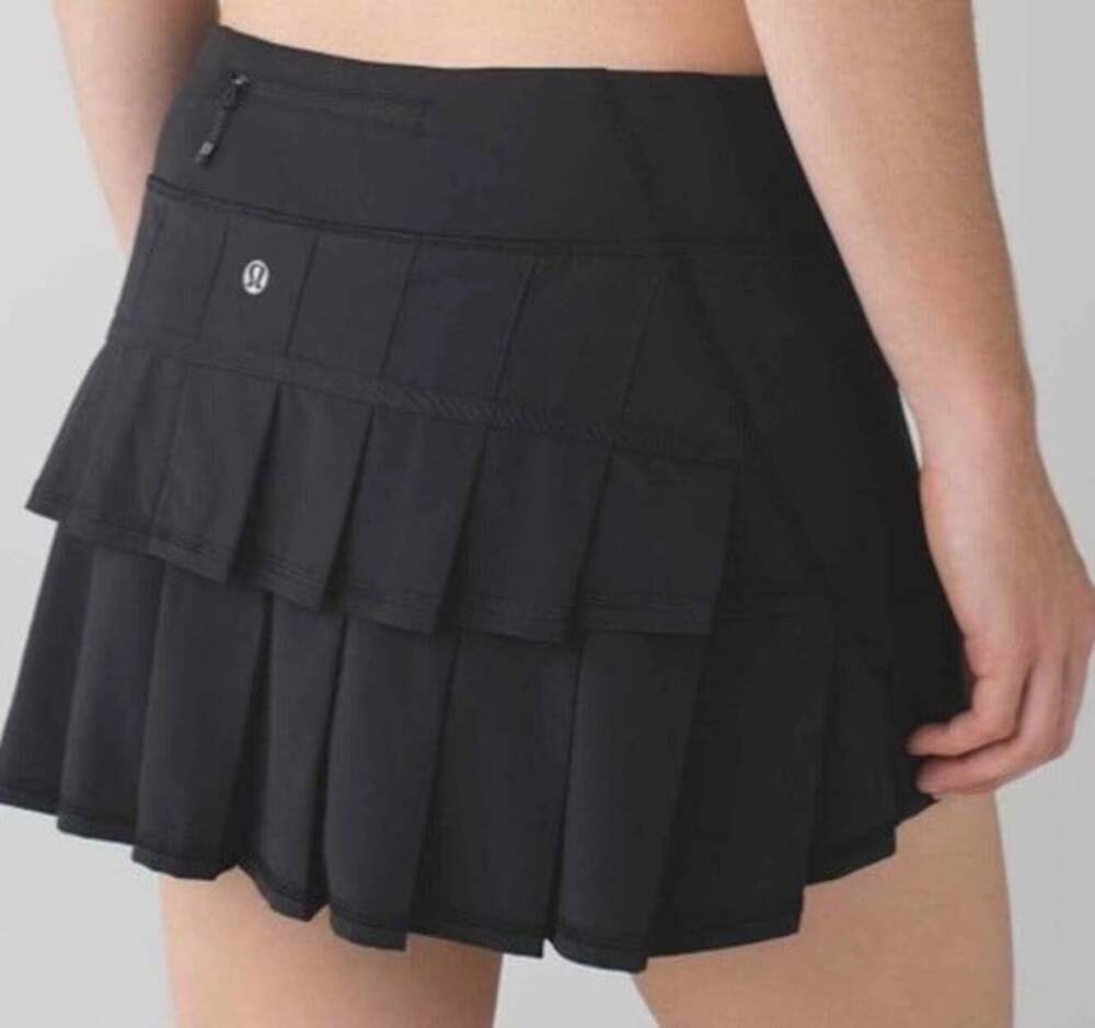 Lululemon Pace Setter Skirt Black Size 2